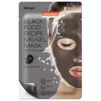 Purederm Гидрогелевая маска Black Food Recipe MG: Gel Mask