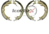 Колодки барабанные CHEVROLET LACETTI 05- (170x26) к-т(ручника) Kortex KS036STD