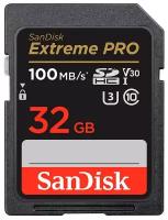 Карта памяти SanDisk SDHC 32GB Extreme Pro