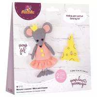 Наборы - изготовление игрушек "Miadolla" TF-0254 Мышка с сыром