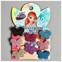 Winx, заколки для волос, липучки, 8 шт