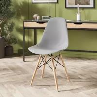 Стул для кухни, гостиной, столовой со спинкой EAMES DSW, мебель для дачи и офиса, 1 шт