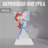 Акриловая фигурка декоративная / статуэтки для интерьера Клуб Винкс Winx Club Блум Сиреникс