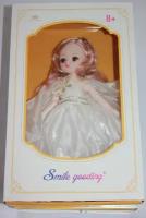 Красивая Кукла для девочек детская белое пышное платье игрушка Яркий наряд барби 35 см