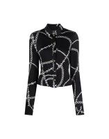 Блузка Versace Jeans Couture, Цвет: Черный, Размер: 42