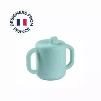 Поильник Beaba силиконовый 170мл TASSE D'APPRENTISS SILIC BLUE 913524