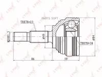 ШРУС наружный перед прав лев LYNXauto CO-6326