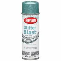 Лак с блестками Krylon Glitter Blast Spray "3D Глиттер", голубой, 163г