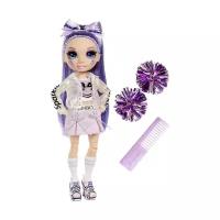 Кукла Rainbow High Cheerleader Squad Violet Willow, 28 см, 572084 фиолетовый
