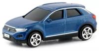 Машинка металлическая Uni-Fortune RMZ City 1:64 Volkswagen T-Roc 2018 (цвет синий)