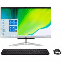 Моноблок ACER Aspire C22-420, серебристый