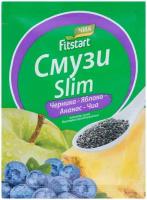 Смузи Slim (Слим) Черника-яблоко-ананас-чиа Fitstart (Фитстарт) 25 штук