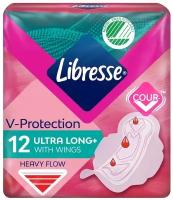 Гигиенические прокладки Libresse V-Protection Ultra Long+ 12шт