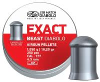 Пули JSB Exact Beast Diabolo 4,5 мм, 1,05 грамм, 250 штук