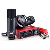 FOCUSRITE Scarlett Solo Studio 3rd Gen студийный комплект (Scarlett Solo 3rd Gen, наушники, микрофон, ПО, микрофонный кабель)