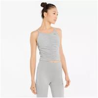 Майка/Puma/52160404/STUDIO FOUNDATION RUCHED TNK/серый/M