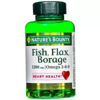 Natures Bounty Капсулы "Омега 3-6-9" (Fish, Flax, Borage Softgels), 60 шт