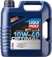 Полусинтетическое масло Optimal от Liqui Moly, 10w40, 4 литра