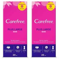 Carefree® Салфетки plus Large Fresh ароматизированные 20 шт 2 шт