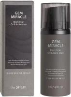 THE SAEM Маска кислородная с экстрактом жемчуга 105гр Gem Miracle Black Pearl O2 Bubble Mask_105g 105гр