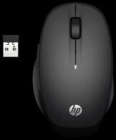 Беспроводная компактная мышь HP Dual Mode Black Mouse 300, черный
