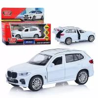 Технопарк. Модель "BMW X5 M-Sport" 12 см, металл двери, багаж, бел, кор. арт.X5-12-WH X5-12-WH