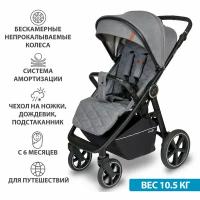 Коляска прогулочная Sevillababy Ellion E08/City Grey