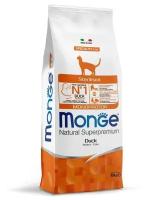 Monge Natural Superpremium Monoprotein,для стеризованных кошек с уткой 10 кг