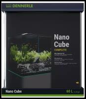 Аквариум Dennerle Nano Cube Complete в комплекте фильтр, освещение, питательная подложка, кварцевый грунт и термометр, 60 литров