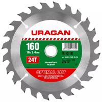 Пильный диск URAGAN 36801-160-16-24 160х16 мм