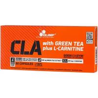 Стимуляторы похудения, Olimp, CLA Green Tea L-Carnitine, 60 капсул