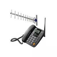 BQ 2410 Point 2 SIM с внешней антенной 17 дБи кабель 15м стационарный сотовый телефон GSM