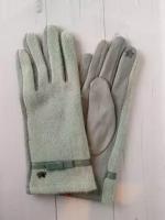 Перчатки Шапочки-Носочки, размер OneSize, зеленый