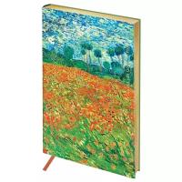 Записная книжка Greenwich Line Vision. Van Gogh. Poppy field, искусственная кожа, А5, 80 листов