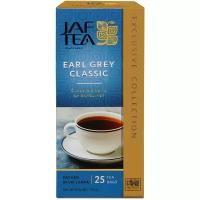 Чай чёрный JAF TEA Earl Grey Classic с ароматом бергамота, 25 пакетиков