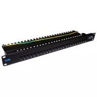 Патч-панель Lanmaster TWT-PP25TEL45 19" 1U 25xRJ-12 кат.5E UTP