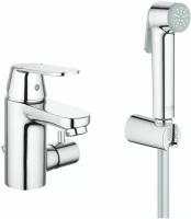 Смеситель однорычажный для раковины Grohe Eurosmart Cosmopolitan с гигиеническим душем 23950000