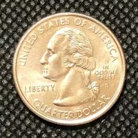 Монета США 1/4 доллара (квотер, 25 центов) 2000 D "Штат Массачусетс" # 4-8
