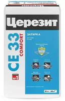 Затирка для швов 1-6 мм Ceresit / Церезит СЕ 33 Comfort 2 кг (цвет: Графит)