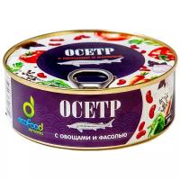 Ecofood Осетр с овощами и фасолью, 240 г