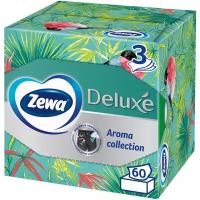Салфетки Zewa Deluxe Aroma Collection, 60 листов, 1 пачка, зеленый