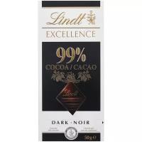 Lindt Excellence Dark Absolute темный шоколад 99% какао, 50 гр (из Финляндии)