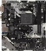 Материнская плата Socket-AM4 mATX B450 Asrock B450M-HDV R4.0 2xDDR4 AC97 8ch(7.1) GbLAN RAID+VGA+DVI+HDMI