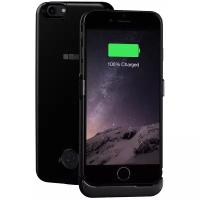 Чехол-аккумулятор INTERSTEP Metal battery case для iPhone 7/8 3000 мА·ч jet black