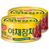 Тунец консервированный в масле с овощами Dongwon, 100 г х 2 шт