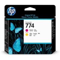 Картридж струйный HP 774 P2V99A пурпурный/желтый (775мл) для HP DJ Z68 10