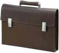Мужской портфель из натуральной кожи PORSCHE DESIGN French Classic коричневый S, 7х41 см