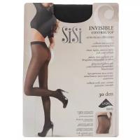 Колготки Sisi Invisible Control Top, 30 den, размер 2, черный