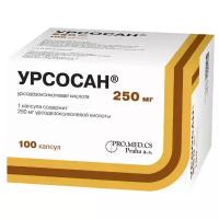 Урсосан капс., 250 мг, 100 шт