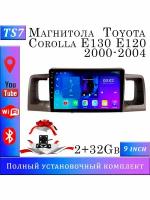 Магнитола TS7 Toyota Corolla E130 E120 2000-2004 2/32Gb